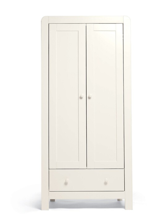 Dover White 2 Piece Cotbed Set with Wardrobe image number 7